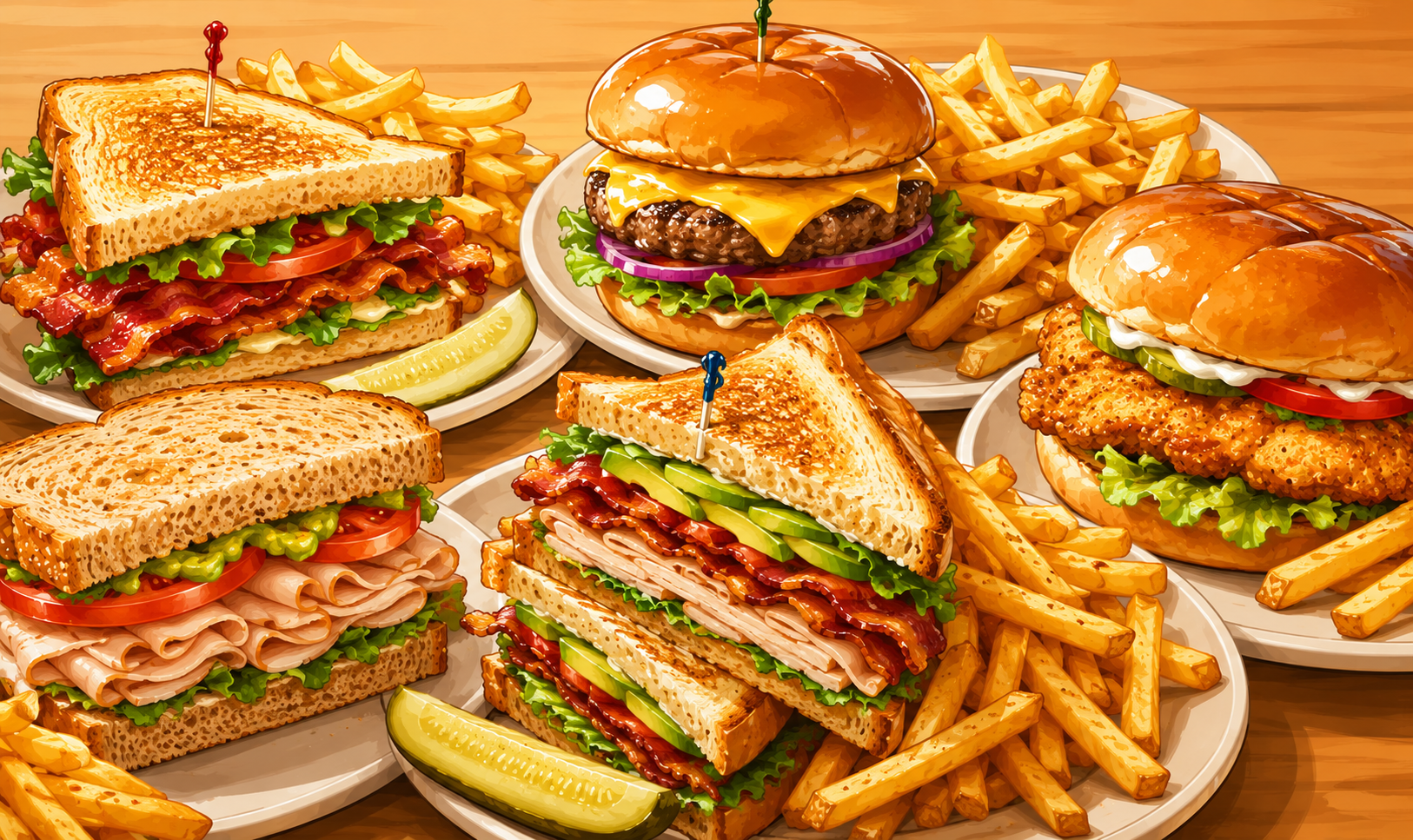 golden pancake cafe sandwiches and burgers brunch